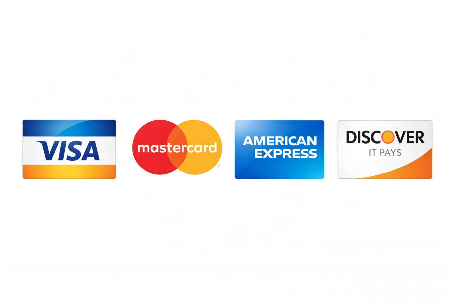 Payment cards accepted