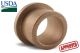 ECOF040606 | USDA Approved Oil Impregnated Flanged | 1/4 ID x 3/8 OD x 3/8 OAL x