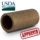 ECO Oil Impregnated Bronze 0.625 IN ID x 0.75 IN OD x 0.75 IN OAL Sleeve Bearing