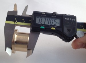 Overall Length Bronze Flange Bushing